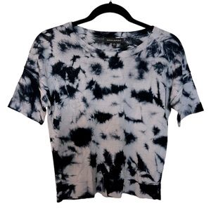 Banana Republic Merino Wool Blend Tie Dye Short Sleeve Top